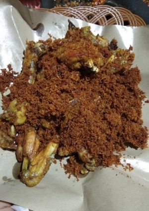 Foto resep Ayam serundeng simpel