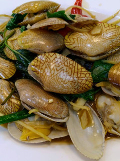 塔香海瓜子(低醣生酮餐)(家常菜)(下酒菜) 的食譜成品照片