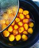 Trứng cút rim sate