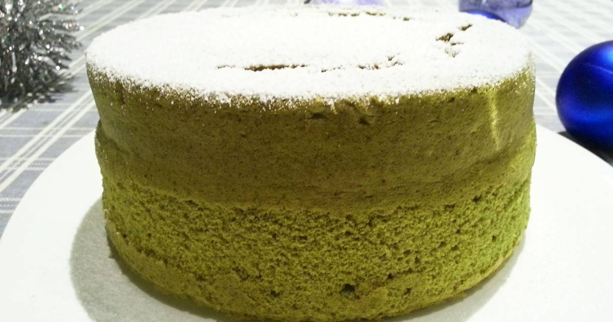 Chiffon Cake De Te Matcha Receta De The Matcha House Europe Cocina Con Te Verde Cookpad