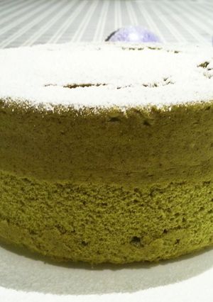 Foto principal de Chiffon Cake de té Matcha
