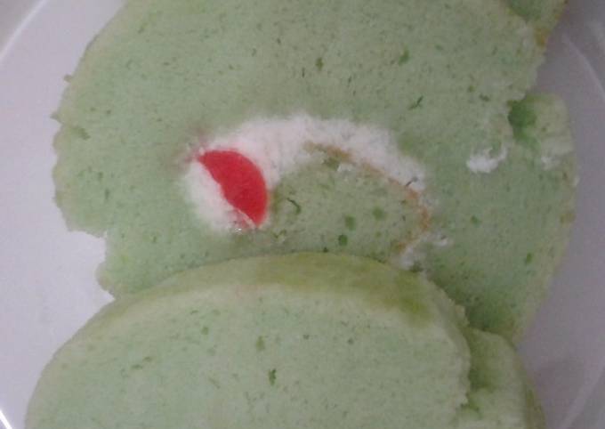 Bolu gulung rasa pandan