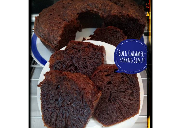 kaidah buat Bolu Caramel/Sarang Semut yang sedap