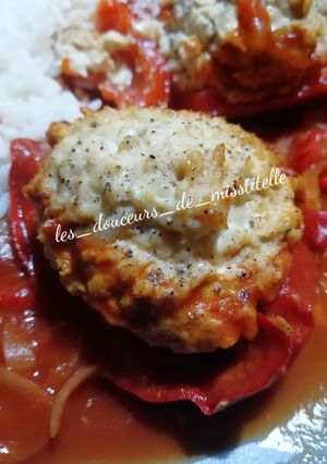Une photo de Poivrons farcis au poulet