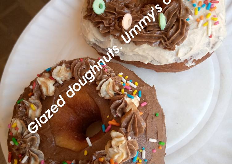 Step-by-Step Guide to Prepare Speedy Simple Glazed doughnuts 1