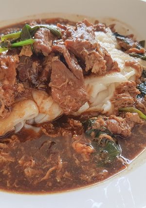 A picture of Beef Kwee Tiaw.