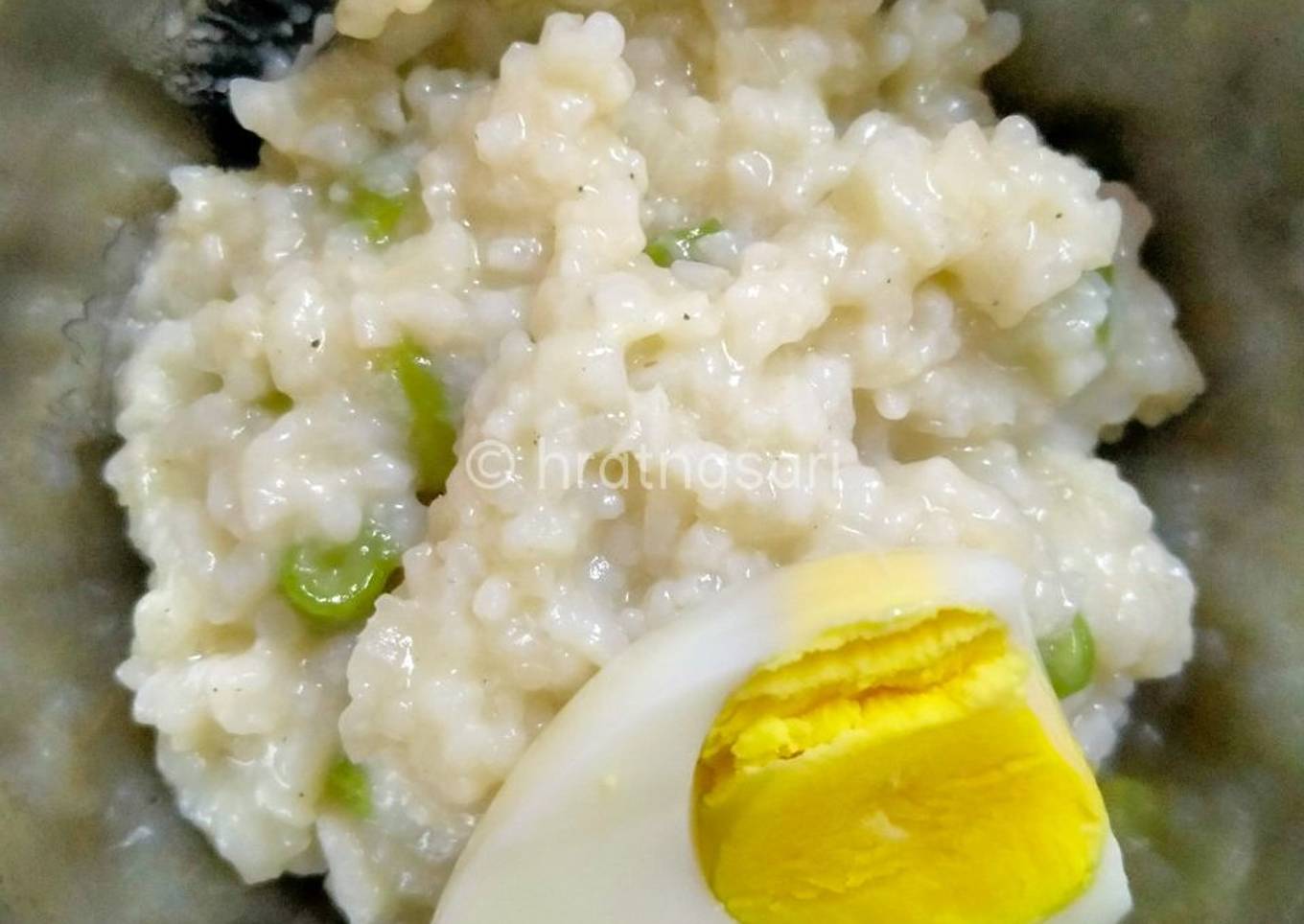 Chinese Porridge (Bubur ala resto China)