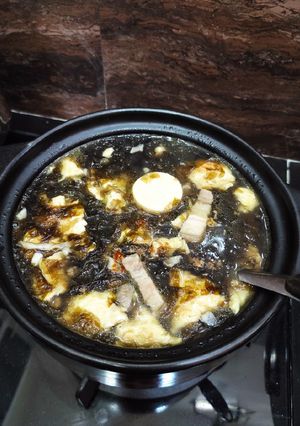 Foto resep Sup Rumput Laut (non halal)