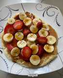 Panqueques de fresa y banana (Dificultad: Fácil)