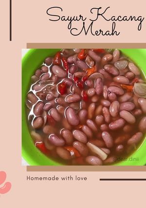 Foto resep Sayur Kacang Merah