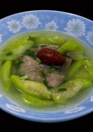 Hình của món SP.0794 - Canh Mướp Xương Heo Đại Táo.