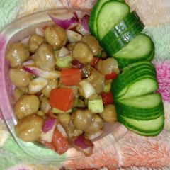 A picture of Chana Chaat.