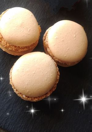Une photo de Macarons au champagne