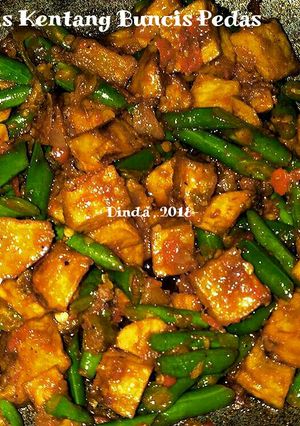 Foto resep Tumis Kentang Buncis Pedas #BikinRamadanBerkesan