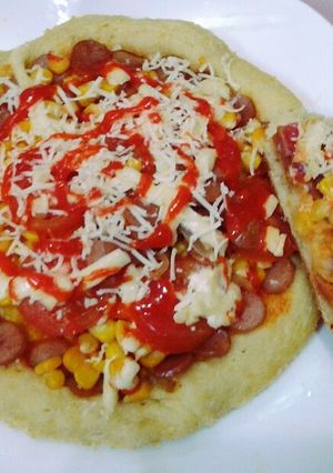 Foto resep Pizza jagung #teflon