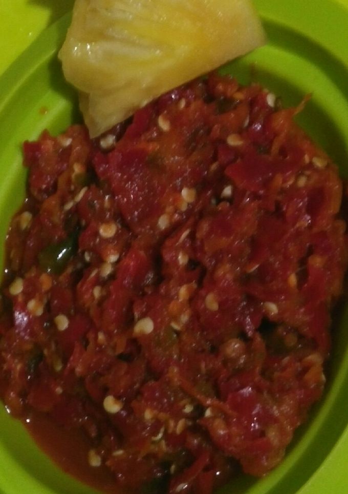 Foto resep Sambal Nanas Mentah