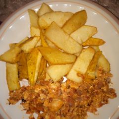 A picture of Fried yam.