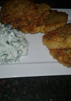 Una foto de Croquetas de arroz primavera con queso saborizado. 😆🍪