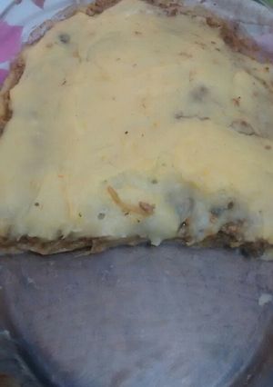 Una foto de Pastel de papas con berenjena (vegan)
