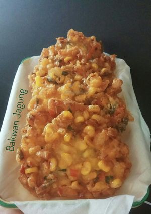 Foto resep Bakwan / Dadar Jagung (simple, kriuk, tanpa telor)