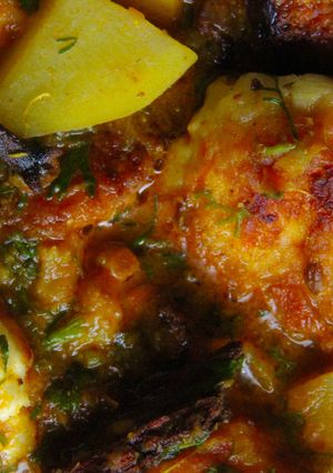 A picture of Chanar Kofta (paneer kofta).