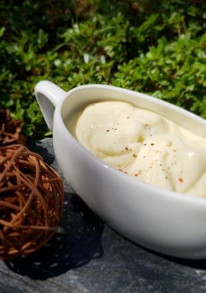 Una foto de Salsa Blanca de Coliflor💜