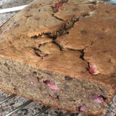 A picture of Banana and Strawberry Bread.
