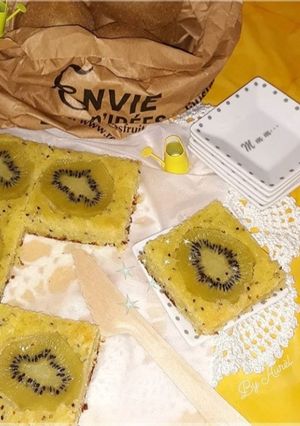 Une photo de ☆Gâteau Renversé aux Kiwis☆