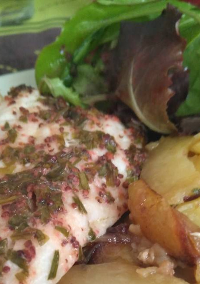 Una foto de Merluza al horno