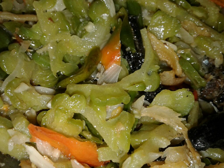 Resep Tumis pare teri pedas Anti Gagal