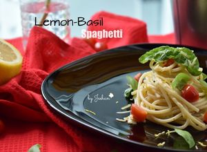 Foto resep 🍋Lemon-🌿Basil Spaghetti 🍝