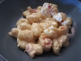 Pasta con salsa carbonara