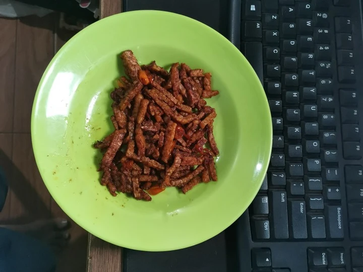 Langkah Mudah untuk Membuat Resep Kering tempe pedas manis yang Lezat Anti Ribet, Sempurna