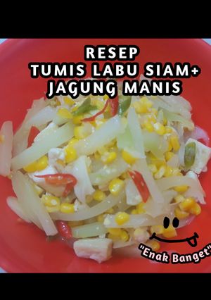 Foto resep Resep Tumis Labu Siam+Jagung Manis