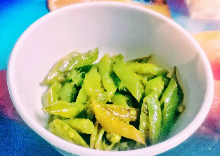 Instant achari chilli