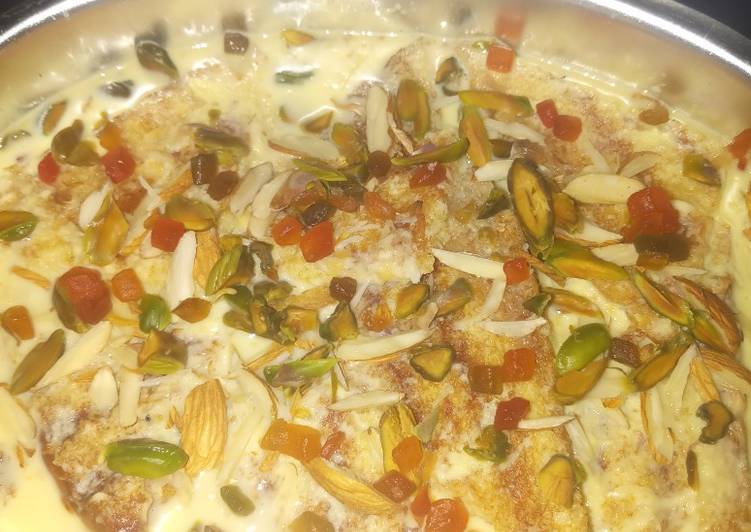 Mango flavoured shahi tukda