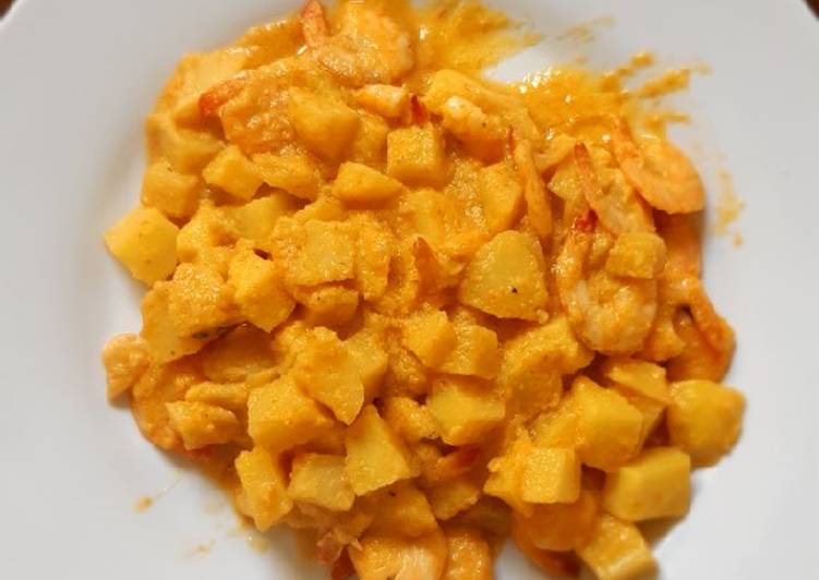 Bagaimana Menyiapkan Udang kentang balado, Bisa Manjain Lidah