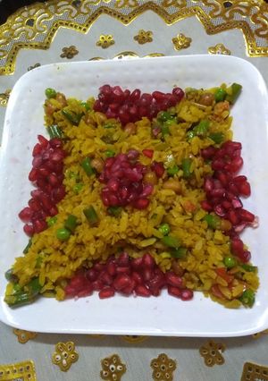 A picture of Anar Poha.