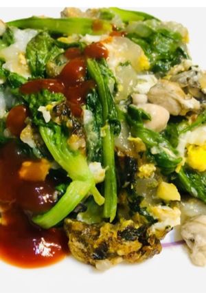 A picture of Oyster Omelet.