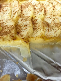 Una foto de Tarta de manzana con crema