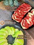 Apam Susu Red Velvet & Pandan Kelapa