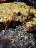 Banana Split Bars (lower sugar, egg free)