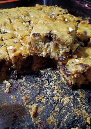 A picture of Banana Split Bars (lower sugar, egg free).