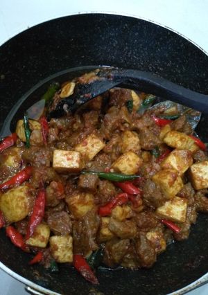 Foto resep Sambel goreng daging nyemek nyemek ala mba lilik