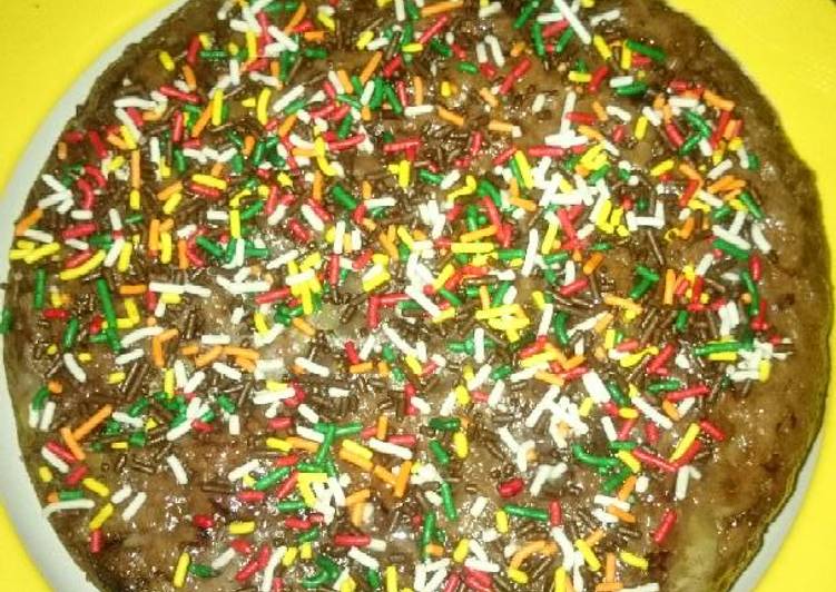 Cake pisang manis no mixer