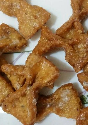 صورة لوصفة فيونكات بالسمسم