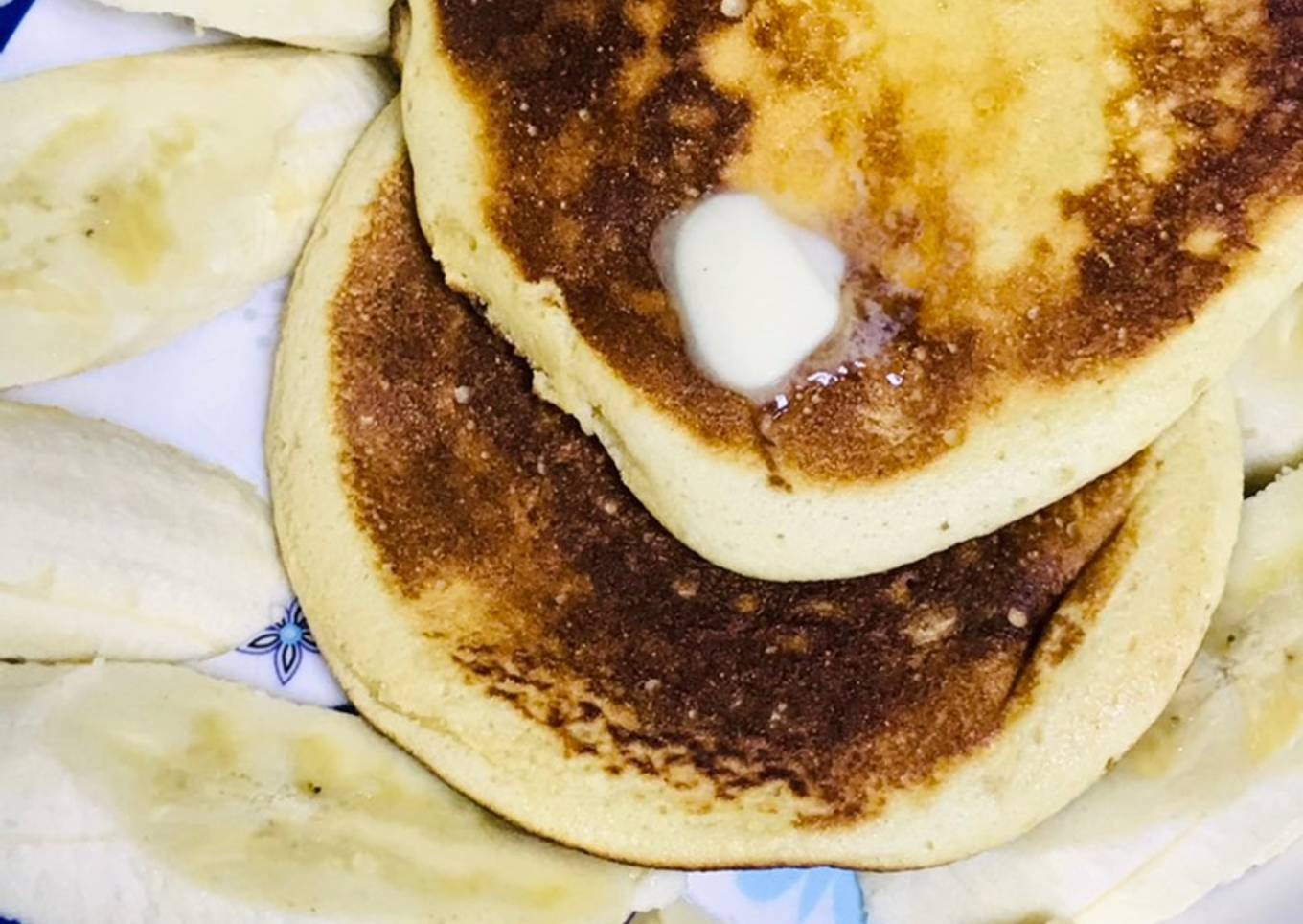 Puffed egg pancakes
