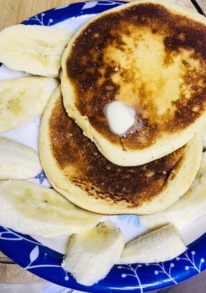 A picture of Souffle egg pancakes.
