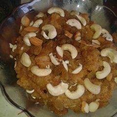 A picture of Moong dal halwa.