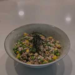 和風毛豆玉米鮪魚沙拉-レシピのメイン写真